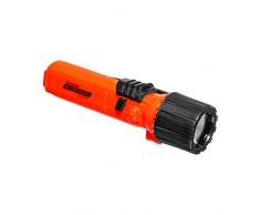 MacTronic M-FIRE 03 ATEX - Linterna LED de 180 lúmenes | Peso 240 g con pilas, tipo de protección IP68, alcance de 177 m | Funciona con pilas, 4 pilas Energizer E91 (AA) (incluidas)