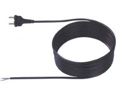 Bachmann - Cable aspiradora 2x0,75mm 6,3m negro
