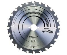 Bosch 2 608 640 680 - Hoja de sierra circular Speedline Wood - 250 x 30 x 3,2 mm, 24 (pack de 1)
