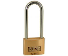 Kasp 125 KA25505 - Candado (50 x 80 mm, horquilla larga, con llave maestra)