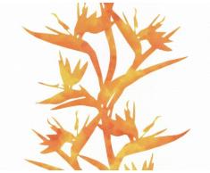 A.S. Création papel pintado Wallness naranja blanco 10,05 m x 0,53 m 813251