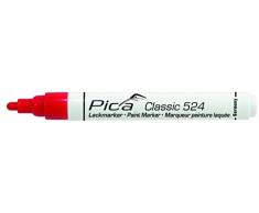 Pica Classic 524 - Marcador de pintura permanente, color rojo