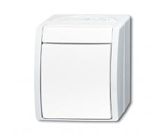 Busch-Jaeger 2621 W-54 - Caja de enchufe con tapa protectora