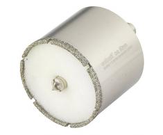 Wolfcraft 5940000 - Sierra de corona Diamant Ceramic con broca de centrado, vástago 10 mm, Ø 60 mm