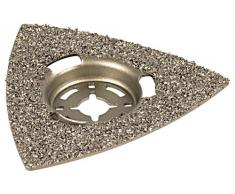 Wolfcraft 3994000 - Plato abrasivo, triangular, recubiertas de carburo de tungsteno, para sierras vibratorias