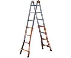 Gierre Peppina - Escalera telescópica (acero, número de peldaños por sección 5 + 5)