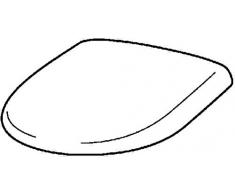 Keramag 573025000 Renova N. 1 - Asiento de inodoro con tapa (extraíble, bajada amortiguada), color blanco