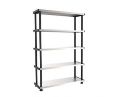 Terry MP Shelf 120RC - estanterías para el hogar (Negro, Gris, Metal, Frame fixation)
