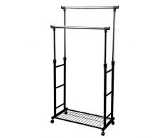 Mondex - Perchero Doble Alto Regulable 41X87,5 Cm