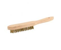 Alyco 197560 - Cepillo manual acero latonado con mango de madera