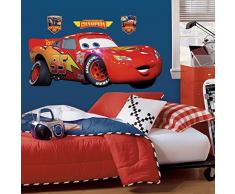 Toy Zany - Disney Pixar Cars Rayo Mcqueen Cáscara Y Del Palillo Giant Wall Decals