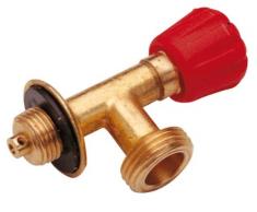 Rothenberger 254090116 - Grifo botella azul butano salida w21,8