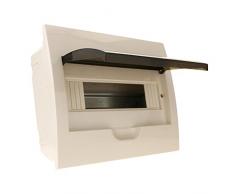 Cablematic - Caja de distribución eléctrica SPN 12M IP40 de empotrar de plástico ABS