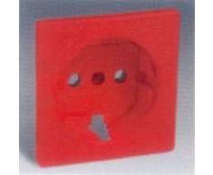 Simon 82041-37 - Tapa Enchufe 2P+Tt Lateral Roja+Segurid.