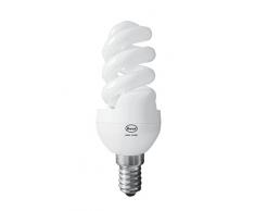 Bulk Hardware - Bombilla de bajo consumo con mini espiral (11 W, T3, CFL, SES)