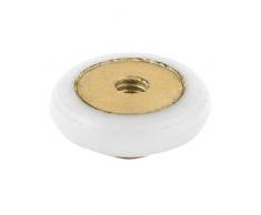 Plástico rodamiento de poleas armario para puerta corredera rodillo 17 mm de diámetro