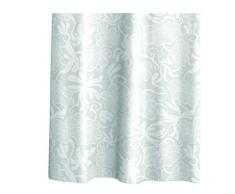 Aquasanit A100400IMP000 Art Flora Cortina de ducha con anillos, 180 x 200 cm