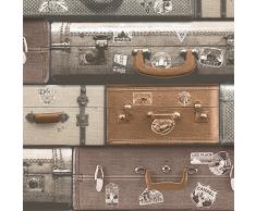 UGEPA papel pintado enhibitor, marrón, J70408