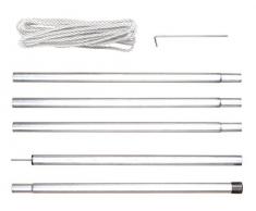 Perel GSSK1 - 2,5 m kit de polo cortina de la vela con la cuerda chico