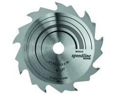 Bosch 2 608 640 774 - Hoja de sierra circular Speedline Wood - 130 x 16 x 2,2 mm, 9 (pack de 1)