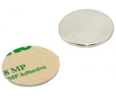 first4magnets f311sa -2 25 mm diámetro x 2 mm de grosor N42 vinilo neodimio imán con 3,5 kg tirador (2 unidades)