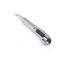 Dahle Cortador profesional (hoja de corte de 9 mm, carcasa de metal, para requisitos profesionales), color plateado