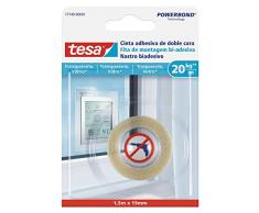 tesa 77740-00001-00 - Cinta de doble cara para superficies transparentes y vidrio (20 kg/m)