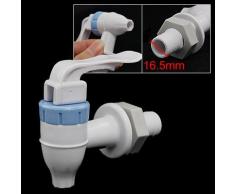 Sourcingmap a11060700ux0079 - Tipo de empuje blanco golpecito del grifo de plástico azul para el dispensador de agua