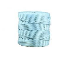Cofan 08101012 - Cordón trenzado polipropileno para persianas, 5 mm, color azul claro