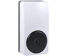 Byron 1217 - Kit de timbre de puerta inalámbrico y pulsador con sonido clásico