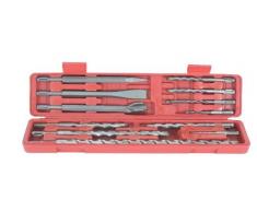 Ribitech 3232 - Gabinete bits de 9 sds-plus cincel con 1 / 1.1 cincel cincel ranurado