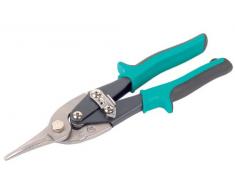 Wolfcraft 4027000 - Tijeras para chapa para cortes rectos, 260 mm de largo, para corte a la derecha