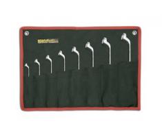 Ega Master - Juego De 12 Llaves Acodadas Cromado Pulido Espejo (Pulgadas)