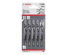 Bosch 2 608 630 037 - Hoja de sierra de calar T 119 B - Basic for Wood (pack de 5)