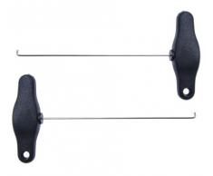 BGS Juego de ganchos para desmontaje de Mercedes de grifo pizarras, 2 piezas, 1 pieza, 69510