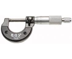 BGS Conectores en caja de madera, precisión de 0,01 mm, 0 – 25 mm, 1 pieza, 1935