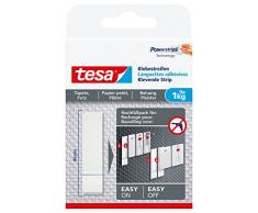 Tesa – Bandas adhesivas para fijar en papel pintado & yeso, potencia de retención, 77771-00000-00