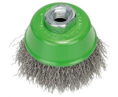 Bosch 2 608 622 102 - Cepillo (tipo vaso), inoxidable - 75 mm, 0,3 mm, M14 (pack de 1)