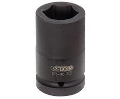 KS Tools 515.1860 - Vaso de impacto hexagonal, largo (60 mm, 1)