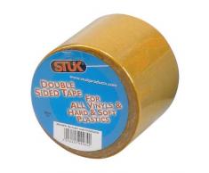 STUK ds505avd 50 mm x 5 m cinta de doble cara resistente para vinilo de y plásticos, color beige