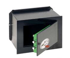 Caja fuerte con llave hecha de acero especial al alto grosor de un cuerpo único sin soldadura. Cerradura Doble Mapa, apertura a todo Compartimiento.Grosor Portello mm 8 Grosor marco mm 8