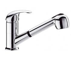 Clever Habana - Grifo de cocina extraíble (cromo)