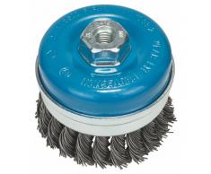 Bosch 1 608 614 000 - Cepillo de vaso, 90 mm x 0,8 mm, rosca M14, pack de 1