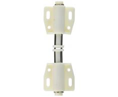 Sourcingmap a11120200ux0207 - Armario Individual Magnética Ronda Latch Catch Cabeza, Blanco Apagado