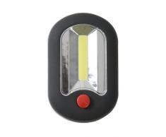 KWB COB LED de trabajo Lámpara ovalada, superhell con Incluye No magnético de Scratch Protector de pantalla con gancho y función de linterna adicional, 4 unidades, 948422