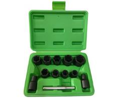 JBM 52962 - Vasos de para extracción de tuercas (3/8, 6 - 19 mm)