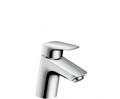 Hansgrohe 71077000 Logis grifo de lavabo 70 con vaciador Push-Open, cromo