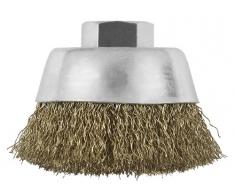 Bosch 1 608 614 020 - Cepillo (tipo vaso), latonado - 70 mm, 0,3 mm, M14 (pack de 1)