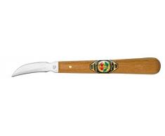 Kirschen 815412 - Cuchillo (hoja oblicua, mango de madera de haya)