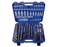 Projahn 8664 - Llaves de vaso maleta beneficiaron kit de artesanía 182 piezas 1/4 más 3/8 y 1/2 pulgadas